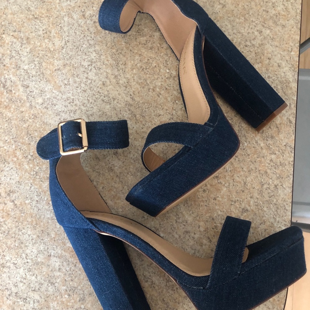 Denim Heels - image 2